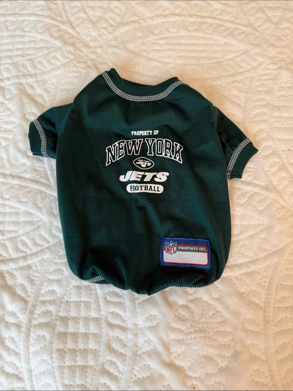 New York Jets Dark Green Dog Tee - NFL Pet Shirt